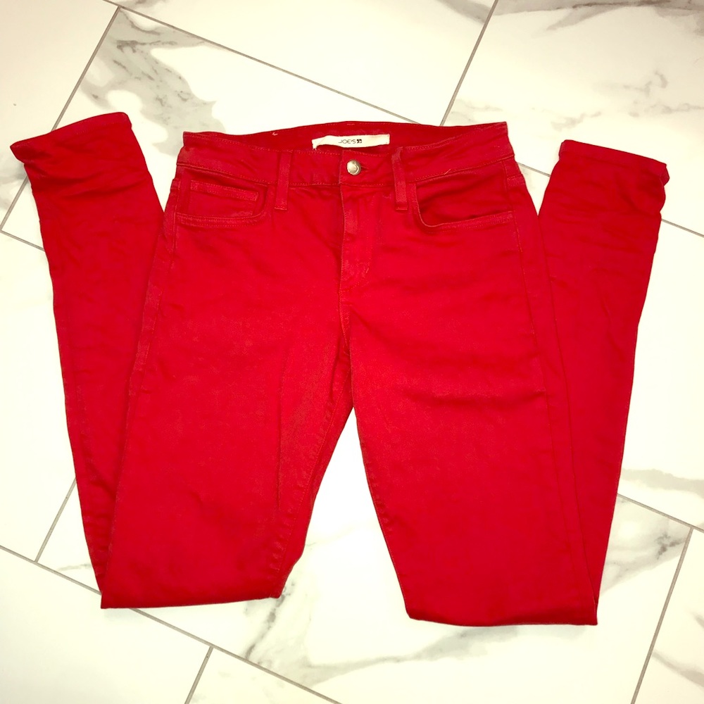 Joe’s jeans red skinny